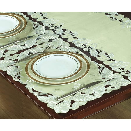 Light Green Placemats Set of 6 - Rectangle Lace Linen Place Mats European Embroidery - Perfect for Kitchen Dining Room Table Home Decor Wedding Receptions - 14 x 20 inches - The Daulton Collection
Light Green Placemats Set of 6 - Rectangle Lace Linen Place Mats European Embroidery - Perfect for Kitchen Dining Room Table Home Decor Wedding Receptions - 14 x 20 inches - The Daulton Collection