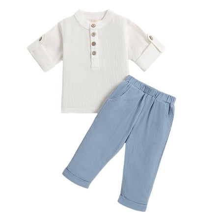 Toddler Boy Clothes Half Sleeve Solid T Shirt Pullover Tops Pants Skin Friendly Sports Baby Clothes for Girls
Toddler Boy Clothes Half Sleeve Solid T Shirt Pullover Tops Pants Skin Friendly Sports Baby Clothes for Girls