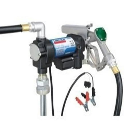 Lincoln Industrial LNI-1550 1 in. NPT 12V Fuel Transfer Pumps with 13 ft. Hose