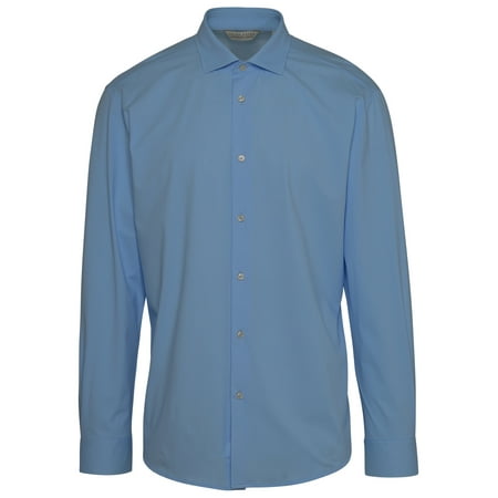BRIAN DALES Man Camicia In Misto Poliammidica Azzurra