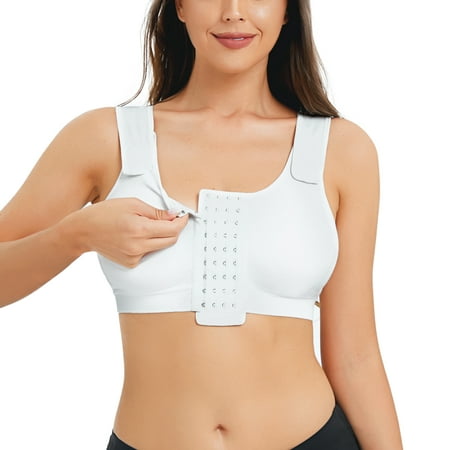 Eleady Women Post Surgery Everyday Bras Wirefree Front Closure Mastectomy Support Bra with Adjustable Straps (White XX-Large)
Eleady Women Post Surgery Everyday Bras Wirefree Front Closure Mastectomy Support Bra with Adjustable Straps (White XX-Large)