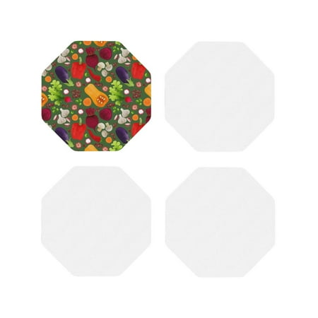 Fuzoiu Begetable Print Leather Coasters Set Drink Coasters Set of 4 for Tabletop Protection Durable PVC Coasters Home Décor and Housewarming Gift-Octagon
Fuzoiu Begetable Print Leather Coasters Set Drink Coasters Set of 4 for Tabletop Protection Durable PVC Coasters Home Décor and Housewarming Gift-Octagon