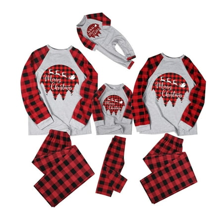 Matching Family Pajamas Sets Christmas PJ s with Deer Printed Tee and Plaid Pants Loungewear
Matching Family Pajamas Sets Christmas PJ s with Deer Printed Tee and Plaid Pants Loungewear
