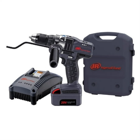 Ingersoll-Rand 1\/2-Inch Cordless Drill Driver, Charger, 1 Li-ion Battery and Case Kit D5140-K1