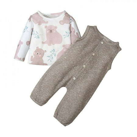 Clearance Sale Girls Cotton Suit Long Sleeve top + Sleeveless One-piece Khaki Size 73 (12-18M)
Clearance Sale Girls Cotton Suit Long Sleeve top + Sleeveless One-piece Khaki Size 73 (12-18M)