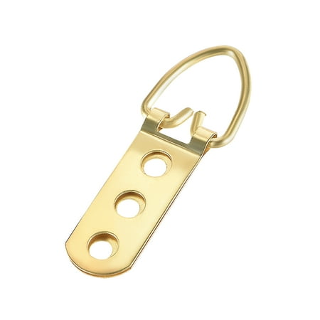 D Ring Picture Hangers 64mm x 22mm Golden Assortment Kit for Photo Hanging Solutions 40 Pcs