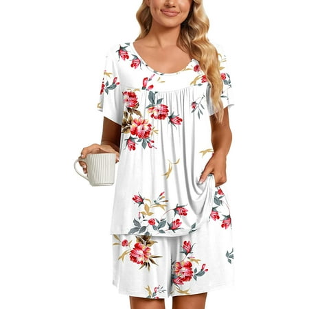 TAOHUADAO 2 Piece Women s Pajama Sets Lounge Sleepwear Ladies Pjs Sets with Pockets
TAOHUADAO 2 Piece Women s Pajama Sets Lounge Sleepwear Ladies Pjs Sets with Pockets