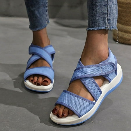 Wedge Sandals for Women Gnobogi Comfortable Women s Mesh Casual Shoes Lightweight Platform Wedges Ladies Sandals
Wedge Sandals for Women Gnobogi Comfortable Women s Mesh Casual Shoes Lightweight Platform Wedges Ladies Sandals