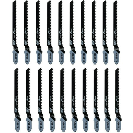 PCFVRKA 20-Piece T119BO 12 TPI Assorted T- Scrolling Jig Saw Blades Set for Precision Cutting Wood
PCFVRKA 20-Piece T119BO 12 TPI Assorted T- Scrolling Jig Saw Blades Set for Precision Cutting Wood