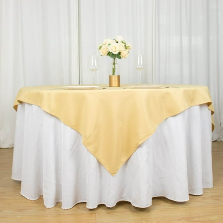 Efavormart 70 Champagne 220 GSM Seamless Premium Polyester Square Tablecloth
Efavormart 70 Champagne 220 GSM Seamless Premium Polyester Square Tablecloth