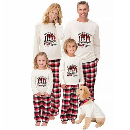 Kupretty Family Pajamas Matching Sets Christmas Tree Deer Letters Parent-Child Holiday Pjs for Adult Kids Baby
Kupretty Family Pajamas Matching Sets Christmas Tree Deer Letters Parent-Child Holiday Pjs for Adult Kids Baby
