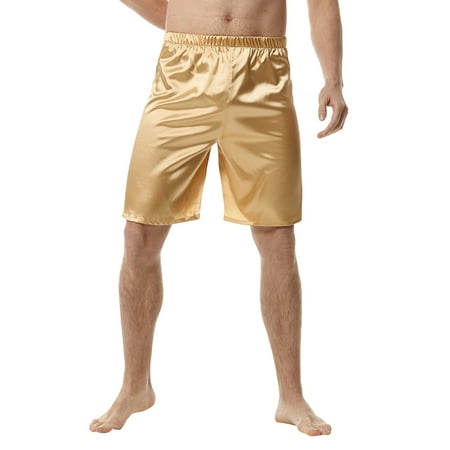Shorts For Men Summer Fashion Simple Solid Color Elastic Waist Silk Home Pajamas Beach Shorts Yellow XL
Shorts For Men Summer Fashion Simple Solid Color Elastic Waist Silk Home Pajamas Beach Shorts Yellow XL