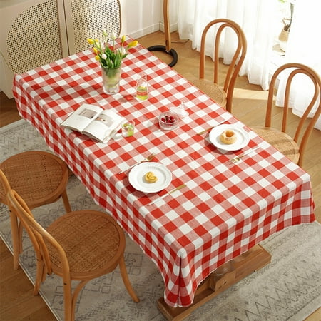 Colisha Table Cloths Dust-proof Tablecloth Home Decor Modern Tablecloths Washable Decorative Plaid Simple Geometric Red 55 x 87
Colisha Table Cloths Dust-proof Tablecloth Home Decor Modern Tablecloths Washable Decorative Plaid Simple Geometric Red 55 x 87