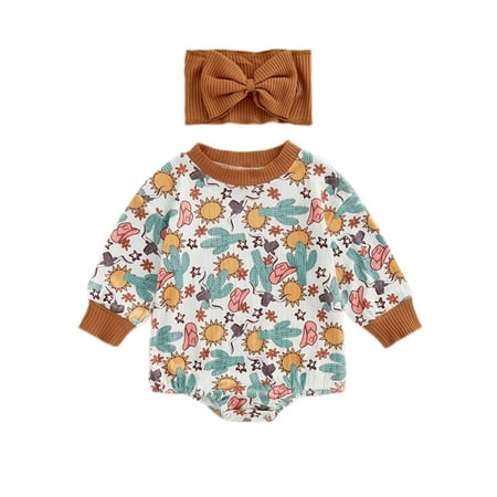 Cindysus Newborn Casual Bow Tie Headband Playsuit Infant Animal Printed Romper Buttons Cartoon Crew Neck Loose 2Pcs Set Light Brown 60cm
Cindysus Newborn Casual Bow Tie Headband Playsuit Infant Animal Printed Romper Buttons Cartoon Crew Neck Loose 2Pcs Set Light Brown 60cm