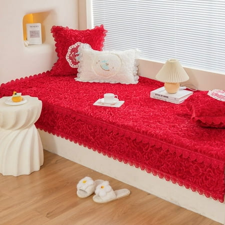 Nvzi Solid Color Plush Table Runner Faux Sheepskin Decorative Shaggy Dresser Scarf Not-Slip Desk Pad Luxury False Fur Dresser Tablecloth-Wine Red 70x240cm(27.56x94.49inch)
Nvzi Solid Color Plush Table Runner Faux Sheepskin Decorative Shaggy Dresser Scarf Not-Slip Desk Pad Luxury False Fur Dresser Tablecloth-Wine Red 70x240cm(27.56x94.49inch)