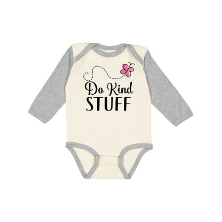 Inktastic Kindness Quote Do Kind Stuff Gift Baby Girl Long Sleeve Bodysuit