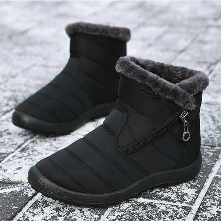 Boots For Women Fluffy Thick Fleece Lined Snow Boots Warm Ankle Boots with Zipper Winter Outdoor Supply Black 39
Boots For Women Fluffy Thick Fleece Lined Snow Boots Warm Ankle Boots with Zipper Winter Outdoor Supply Black 39