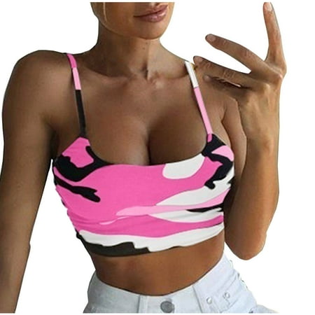 CYMMPU Women Clothing Women s Slim Fit Crop Tops Sleeveless Spaghetti Strap Cami Vest Round Neck Tank Summer Shirts Cropped Tank Sexy Bustier Hot Pink
CYMMPU Women Clothing Women s Slim Fit Crop Tops Sleeveless Spaghetti Strap Cami Vest Round Neck Tank Summer Shirts Cropped Tank Sexy Bustier Hot Pink