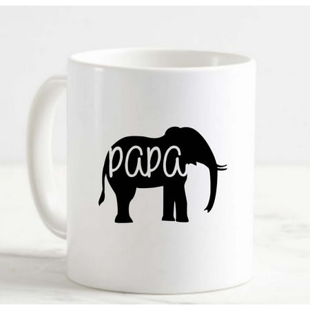 Coffee Mug Papa Elephant Family Herd Adult Dad White Cup Funny Gifts for work office him her
Coffee Mug Papa Elephant Family Herd Adult Dad White Cup Funny Gifts for work office him her