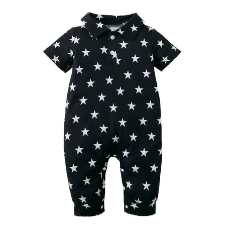 6 Months Baby Boys Clothes 9 Months Boys Romper Stars Print Infant Boy Short Sleeve One-piece Bodysuit Black
6 Months Baby Boys Clothes 9 Months Boys Romper Stars Print Infant Boy Short Sleeve One-piece Bodysuit Black