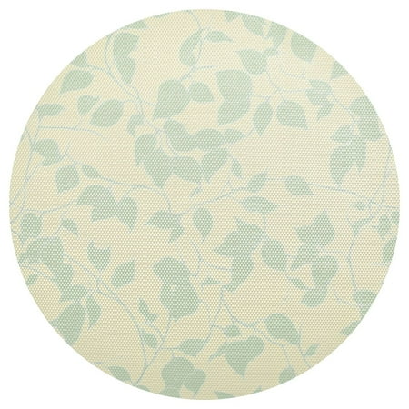 Leafy Theme Pattern Design 15.4in Diameter PVC Plate Mat Heat-Resistant and Cuttable Kitchen Decor
Leafy Theme Pattern Design 15.4in Diameter PVC Plate Mat Heat-Resistant and Cuttable Kitchen Decor