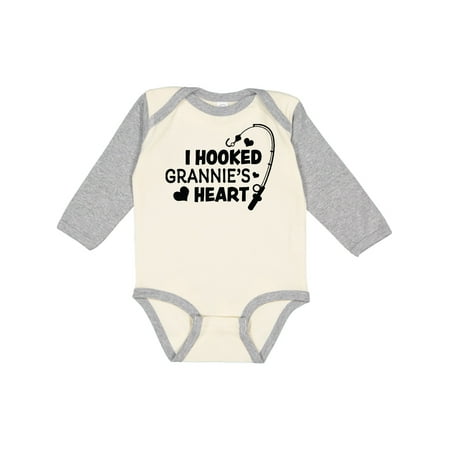 Inktastic I Hooked Grannie s Heart with Fishing Rod Gift Baby Boy or Baby Girl Long Sleeve Bodysuit
Inktastic I Hooked Grannie s Heart with Fishing Rod Gift Baby Boy or Baby Girl Long Sleeve Bodysuit