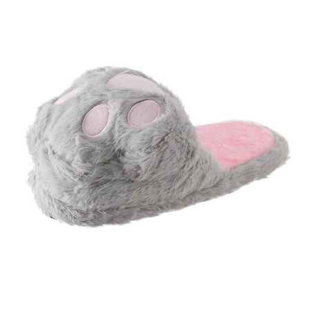 XIAQUJ Cotton Slippers Female Cat Slippers Indoor Home Plush Anti Slip Shoes Cute Home Plush Slippers Slippers for Women 2024 Grey 8 
XIAQUJ Cotton Slippers Female Cat Slippers Indoor Home Plush Anti Slip Shoes Cute Home Plush Slippers Slippers for Women 2024 Grey 8
