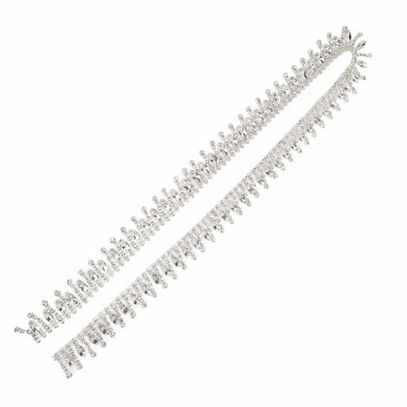 Rhinestone Trim Wide Application Highly Durable Rhinestone Chain For Clothes For Dress For Belt White Rhinestone On Silver
Rhinestone Trim Wide Application Highly Durable Rhinestone Chain For Clothes For Dress For Belt White Rhinestone On Silver