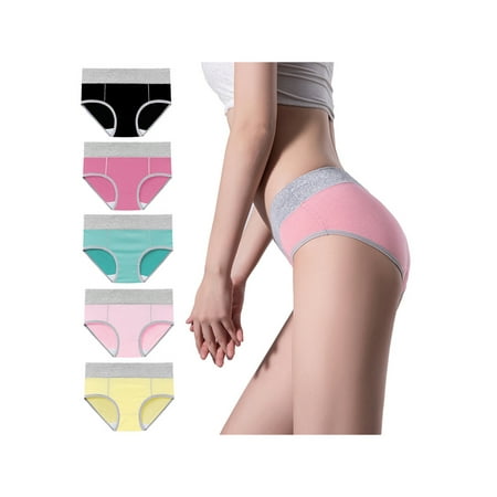 Niuer Ladies Comfy Hipster Thongs Women Seamless Lingerie Invisibles Home Spliced Stretch Underwear Black+Red+Green+ Pink+Yellow 2XL
Niuer Ladies Comfy Hipster Thongs Women Seamless Lingerie Invisibles Home Spliced Stretch Underwear Black+Red+Green+ Pink+Yellow 2XL