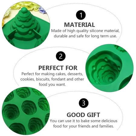 silicone DIY mold 1 Pc Silicone Candy Mold Three-dimensional Convenient Baking Mold (Green)
silicone DIY mold 1 Pc Silicone Candy Mold Three-dimensional Convenient Baking Mold (Green)