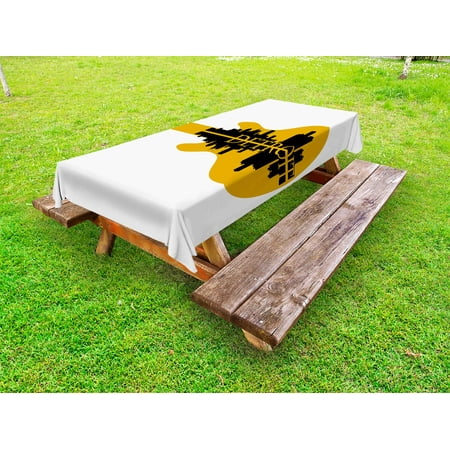 Detroit Outdoor Tablecloth High Rise Buildings Silhouette Reflection Electric Guitar Instrument Music Theme Decorative Washable Fabric Picnic Tablecloth 58 X 104 Inches Yellow Black by Ambesonne
Detroit Outdoor Tablecloth High Rise Buildings Silhouette Reflection Electric Guitar Instrument Music Theme Decorative Washable Fabric Picnic Tablecloth 58 X 104 Inches Yellow Black by Ambesonne