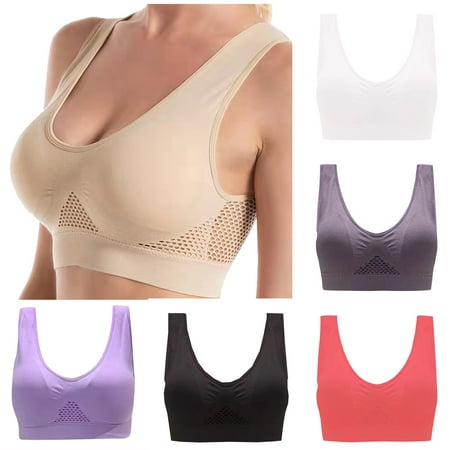 Zeceouar Sports Bras For Women 3-Pack Women Sports Bra Without Wire Free Support Yoga Running Vest Underwears
Zeceouar Sports Bras For Women 3-Pack Women Sports Bra Without Wire Free Support Yoga Running Vest Underwears