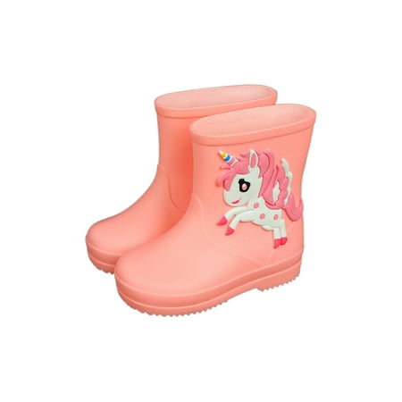 Fangasis Chidren Rain Boots Lightweight Garden Shoes Non Slip Rainboot Kids Mid Calf Boot Outdoor Slip-On Waterproof Pink Unicorn Style A 8C
Fangasis Chidren Rain Boots Lightweight Garden Shoes Non Slip Rainboot Kids Mid Calf Boot Outdoor Slip-On Waterproof Pink Unicorn Style A 8C