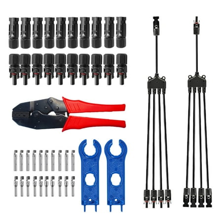 Y-Type 1-Way 4 Photovoltaic Connector Photovoltaic Connector Connector Wrench Photovoltaic Crimping Pliers C10A
Y-Type 1-Way 4 Photovoltaic Connector Photovoltaic Connector Connector Wrench Photovoltaic Crimping Pliers C10A