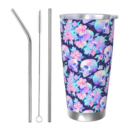 Lukts pinkk flower crystal Skull for 20OZ Car Cup Stainless Steel Direct Drinking Straw Thermos Cup Suitable for Office Travel and Car-Straw Three-piece Set
Lukts pinkk flower crystal Skull for 20OZ Car Cup Stainless Steel Direct Drinking Straw Thermos Cup Suitable for Office Travel and Car-Straw Three-piece Set