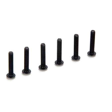 Losi Flat Head Screws 4-40 x 5/8 6 LOSA6283 Elec Car/Truck Replacement Parts