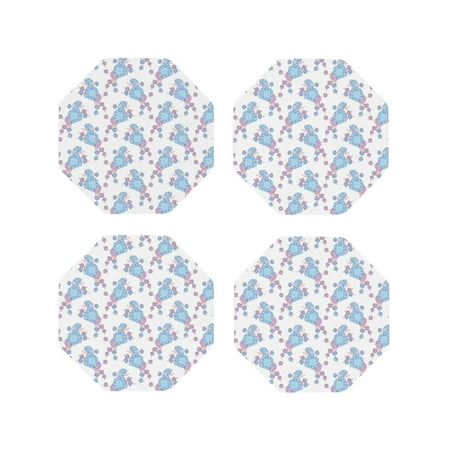 Coasters Set of 4 - Abstract Cute Poodle Dog Blue Drink Coasters for Tabletop Protection Leather Coasters for Living Room Decor and Housewarming Gift Octagon
Coasters Set of 4 - Abstract Cute Poodle Dog Blue Drink Coasters for Tabletop Protection Leather Coasters for Living Room Decor and Housewarming Gift Octagon