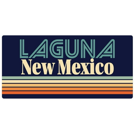 Laguna New Mexico 5 x 2.5-Inch Fridge Magnet Retro Design
