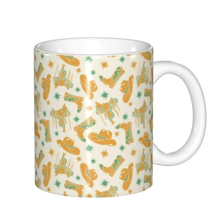 Yiaed Cowgirl Boots 3 Print Ceramics Coffee Large Handle Design Extra Large Tea and Coffee Cup for Office and Home Mugs 
Yiaed Cowgirl Boots 3 Print Ceramics Coffee Large Handle Design Extra Large Tea and Coffee Cup for Office and Home Mugs