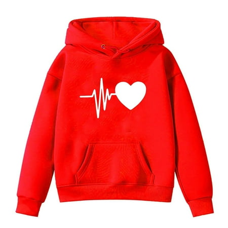 Otqutp Workout Sweatshirt for Baby Boys Girls Fall Winter EKG Love Print Throw Rope Hooded Padded Pocket Sweater Fall Winter Clothes(Red 6-7 Years)
Otqutp Workout Sweatshirt for Baby Boys Girls Fall Winter EKG Love Print Throw Rope Hooded Padded Pocket Sweater Fall Winter Clothes(Red 6-7 Years)