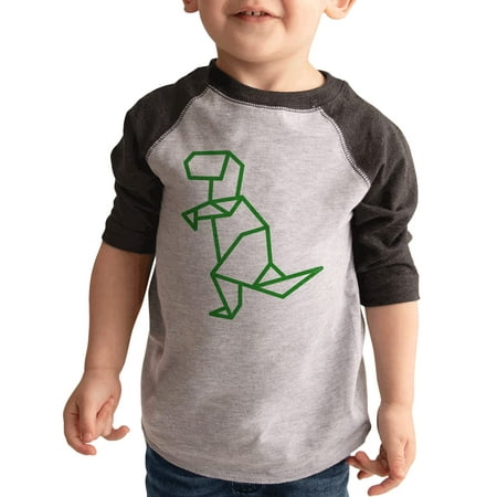 7 ate 9 Apparel Kids Dinosaur T-Rex Shirts - Dino Origami Grey Shirt 3T
7 ate 9 Apparel Kids Dinosaur T-Rex Shirts - Dino Origami Grey Shirt 3T