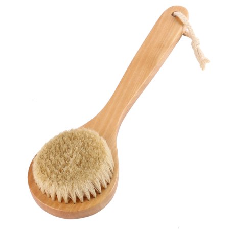 Household Bathroom Wood Sink Floor Cleaning Washing Tool Brush 30cm Length
