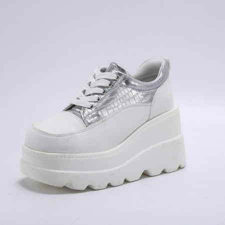 Christmas Ladies Fashion Leather Colorblock Round Toe Lace Up Wedge Platform Casual Shoes
Christmas Ladies Fashion Leather Colorblock Round Toe Lace Up Wedge Platform Casual Shoes