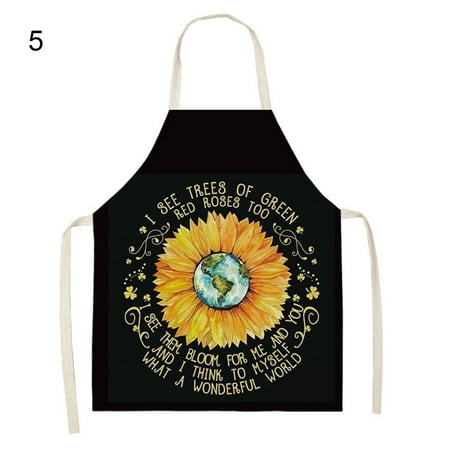Sunflower Pattern Apron Skin-friendly Breathable Cotton Flax Cooking Apron for Dishwashing
Sunflower Pattern Apron Skin-friendly Breathable Cotton Flax Cooking Apron for Dishwashing