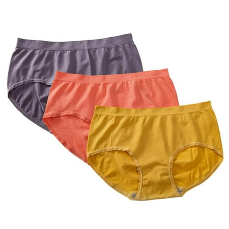 3-Pack Women Mid-Rise Soft Briefs Full Coverage Briefs Breathable Stretch Underwear
3-Pack Women Mid-Rise Soft Briefs Full Coverage Briefs Breathable Stretch Underwear