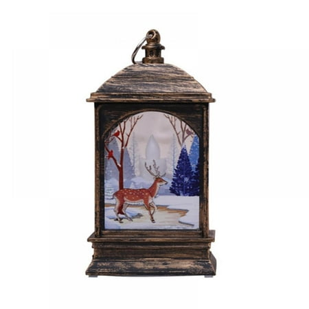 Promotions! Christmas Candle Lantern Flat Wind Lantern Candlestick Lamp Old Man Snowman Elk Night Light Xmas Hanging Pendant
Promotions! Christmas Candle Lantern Flat Wind Lantern Candlestick Lamp Old Man Snowman Elk Night Light Xmas Hanging Pendant