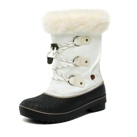 Dream Pairs Women s Winter Snow Boots Lace Up Waterproof Insulated Duck Boots Mid Calf with Warm Comfortable Boots SDSB2201W WHITE Size 9
Dream Pairs Women s Winter Snow Boots Lace Up Waterproof Insulated Duck Boots Mid Calf with Warm Comfortable Boots SDSB2201W WHITE Size 9