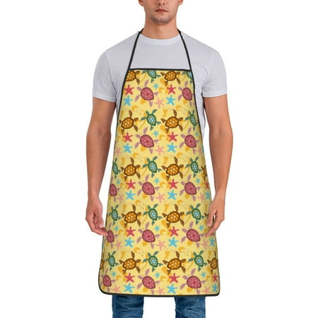 Uemuo Sea and Sand Printed Bib Apron Adjustable Water and Oil Resistant Cooking Kitchen Chef Apron for Women Men
Uemuo Sea and Sand Printed Bib Apron Adjustable Water and Oil Resistant Cooking Kitchen Chef Apron for Women Men