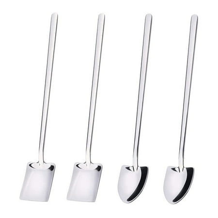 Iced Tea Spoons Stainless Steel Long Handle Coffee Spoon Ice Cream Spoon Stirring Spoon Drinking Tools 4 Pcs
Iced Tea Spoons Stainless Steel Long Handle Coffee Spoon Ice Cream Spoon Stirring Spoon Drinking Tools 4 Pcs