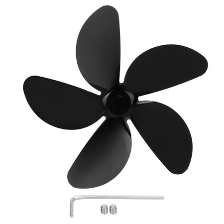 LYUMO Fireplace Fan Blade Black Aluminum Alloy Stove Fan Blade 7.1inch Indoor For Home Livingroom Fireplace Fans
LYUMO Fireplace Fan Blade Black Aluminum Alloy Stove Fan Blade 7.1inch Indoor For Home Livingroom Fireplace Fans